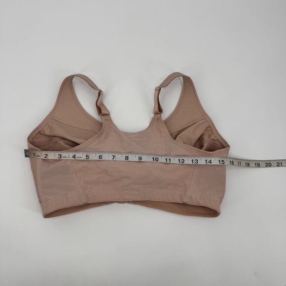 Glamorise Magic Lift Posture Back Support Bra Front Closure Beige 36G - Picture 7 of 7